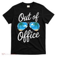 Vacation Out Office Beach Summer Tropical Travel  T-Shirt thumb 0