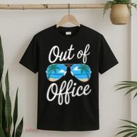 Vacation Out Office Beach Summer Tropical Travel  T-Shirt thumb 2
