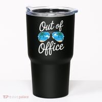 Vacation Out Office Beach Summer Tropical Travel  Tumbler thumb 0