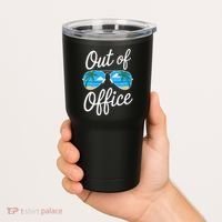 Vacation Out Office Beach Summer Tropical Travel  Tumbler thumb 2