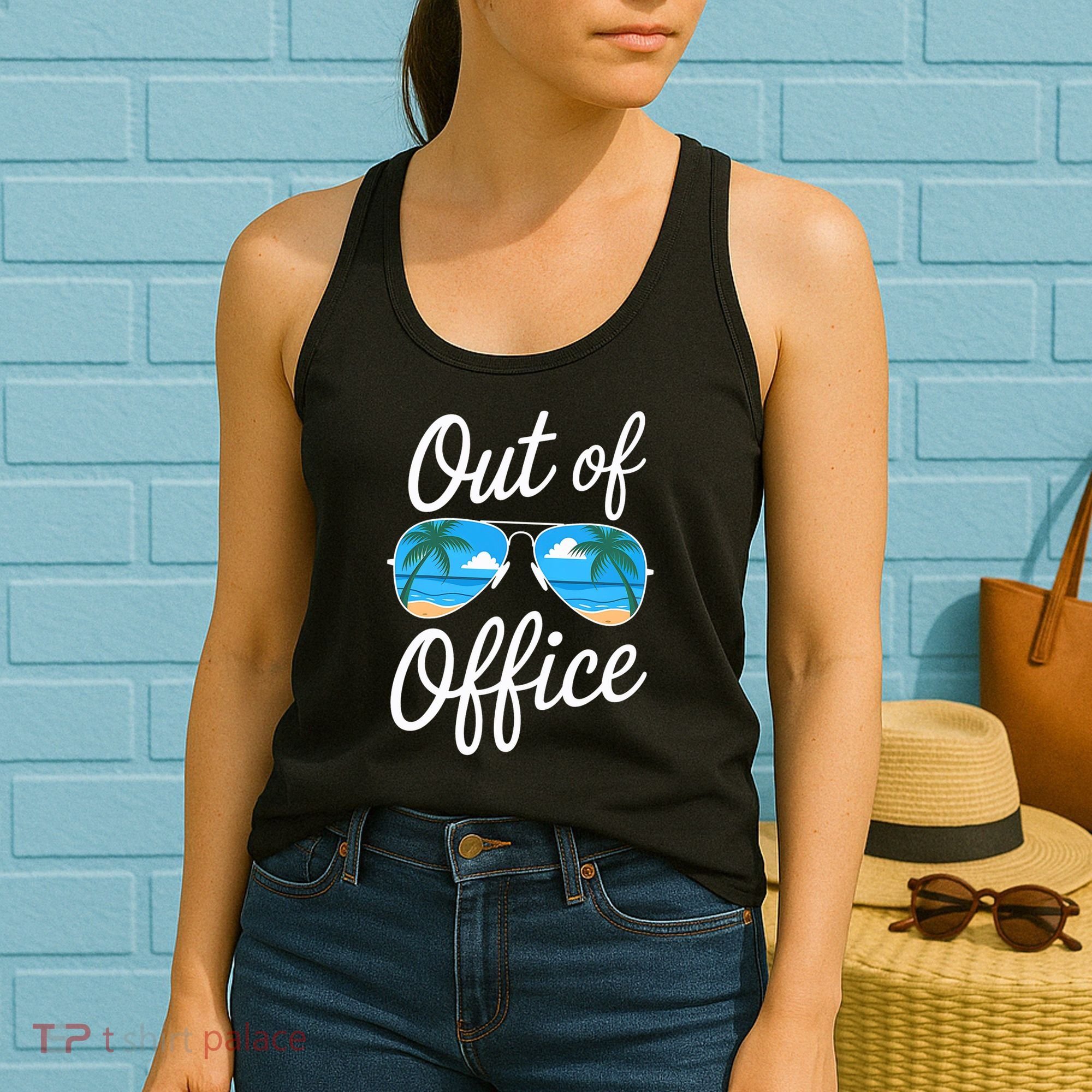 Vacation Out Office Beach Summer Tropical Travel  Women's Tank Top