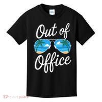 Vacation Out Office Beach Summer Tropical Travel  Kids T-Shirt thumb 0