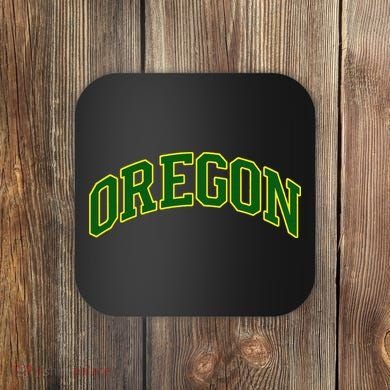 Vintage Oregon Oregon Text Coaster