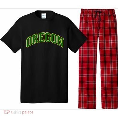 Vintage Oregon Oregon Text Pajama Set