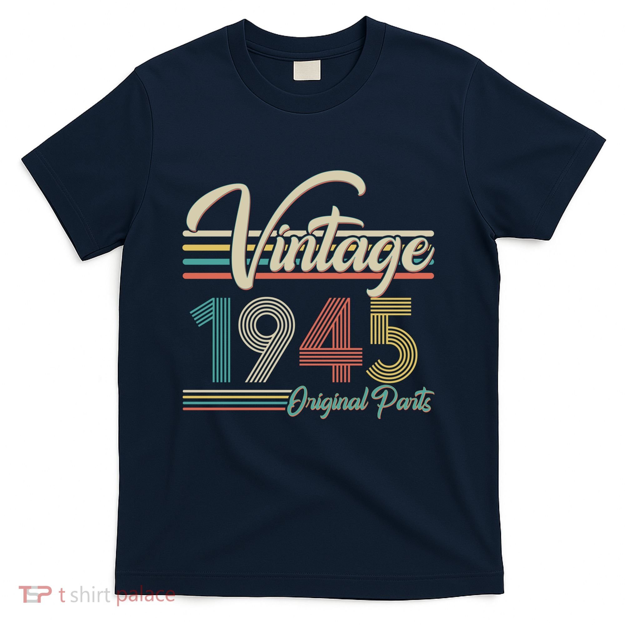 Vintage Original Parts 1945 80th Birthday T-Shirt