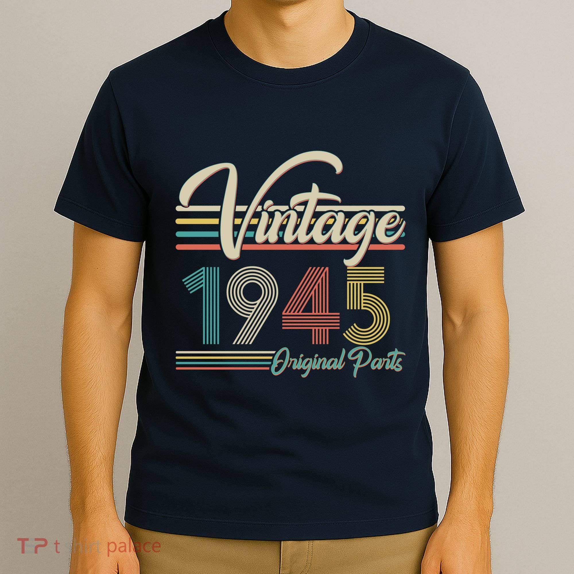 Vintage Original Parts 1945 80th Birthday T-Shirt
