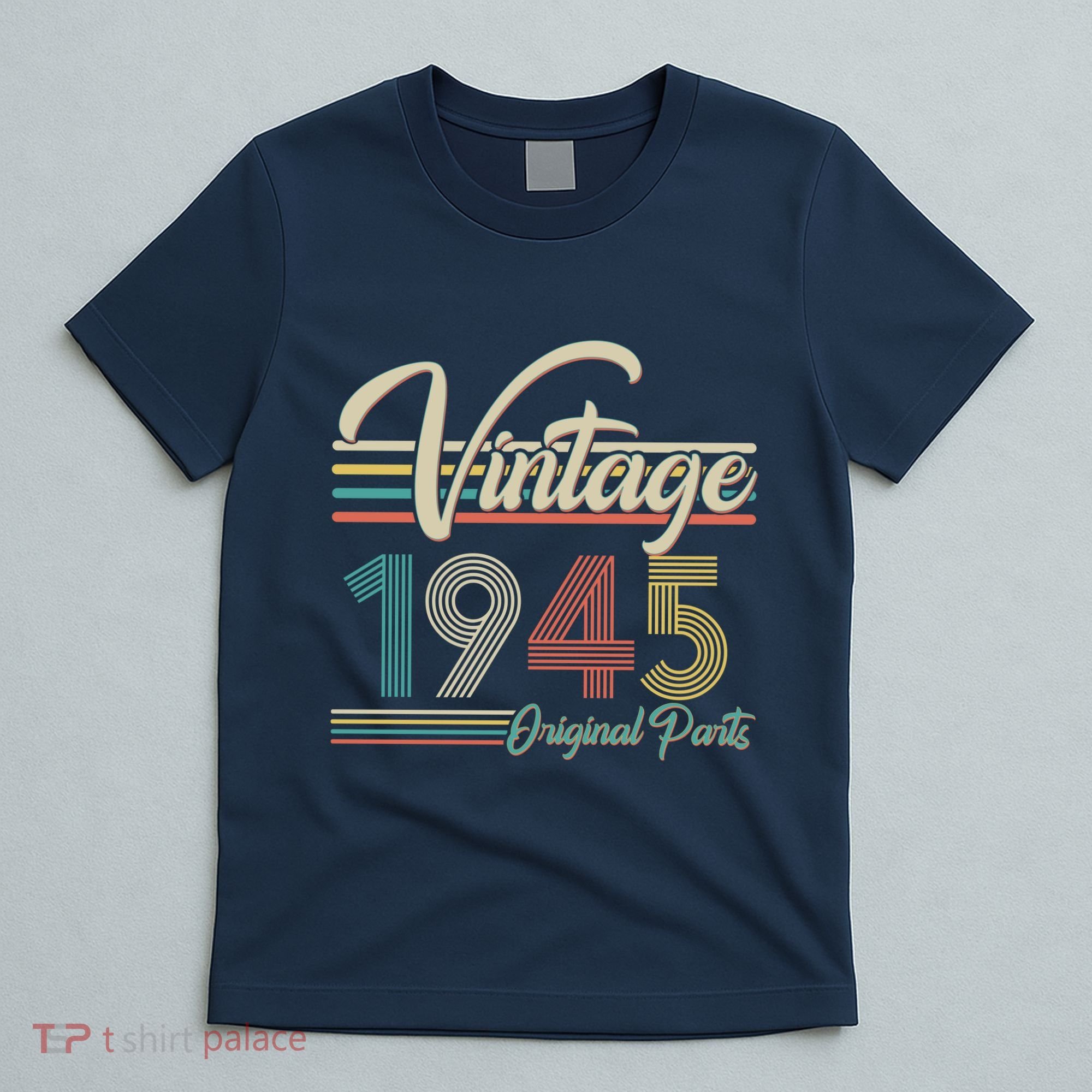 Vintage Original Parts 1945 80th Birthday T-Shirt