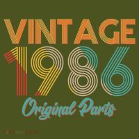 Vintage Original Parts Birthday 1986 40th Birthday T-Shirt thumb 7