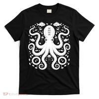 Vintage Octopus Retro Graphic Octopuses Fisherman T-Shirt thumb 0