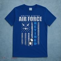 Veteran Of The United States Air Force Retired  T-Shirt thumb 5