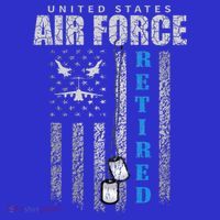 Veteran Of The United States Air Force Retired  T-Shirt thumb 7