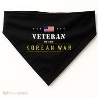 Veteran Of The Korean War USA-Made Doggie Bandana thumb 0