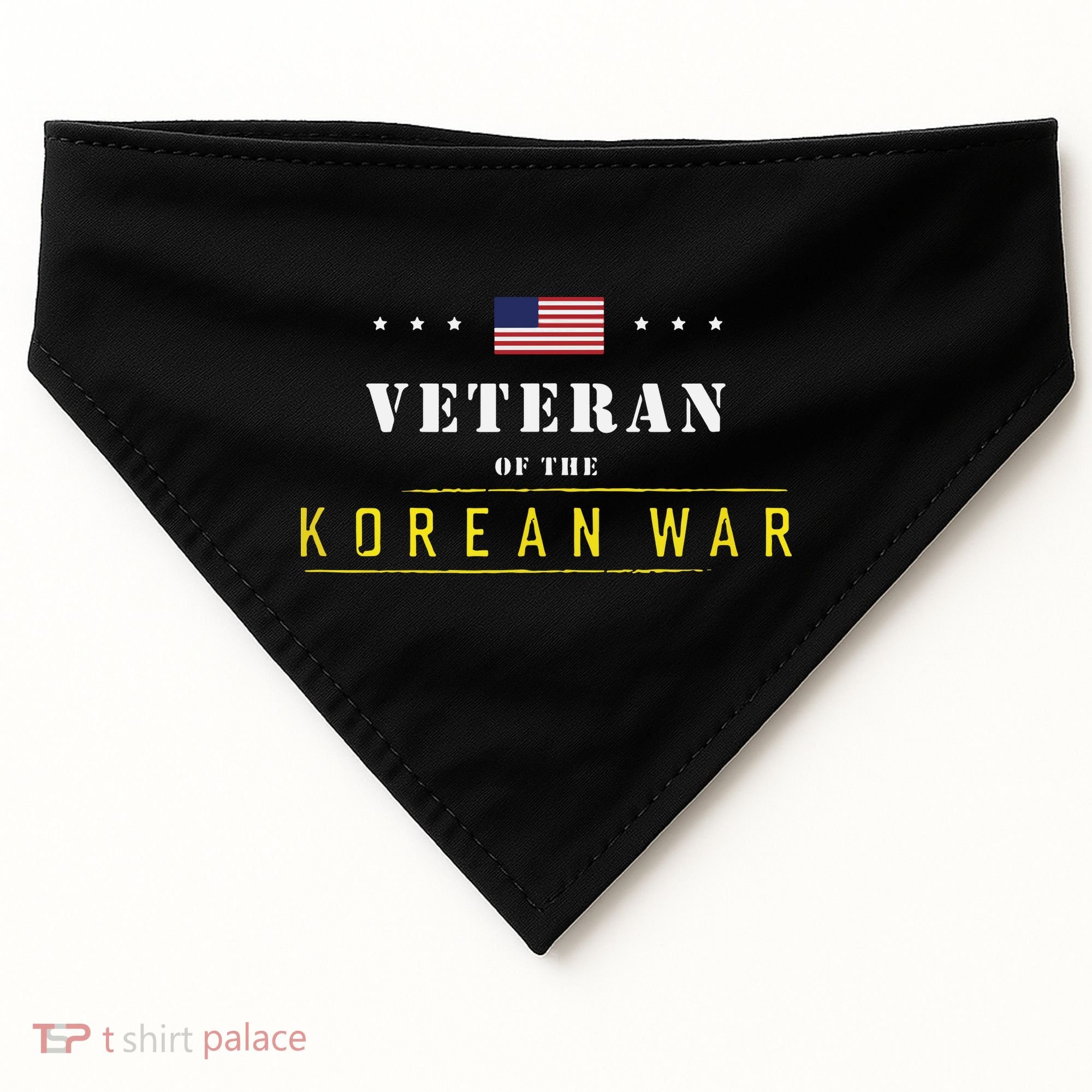 Veteran Of The Korean War USA-Made Doggie Bandana