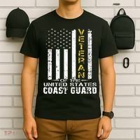 Veteran of the US Coast Guard USCG  T-Shirt thumb 6