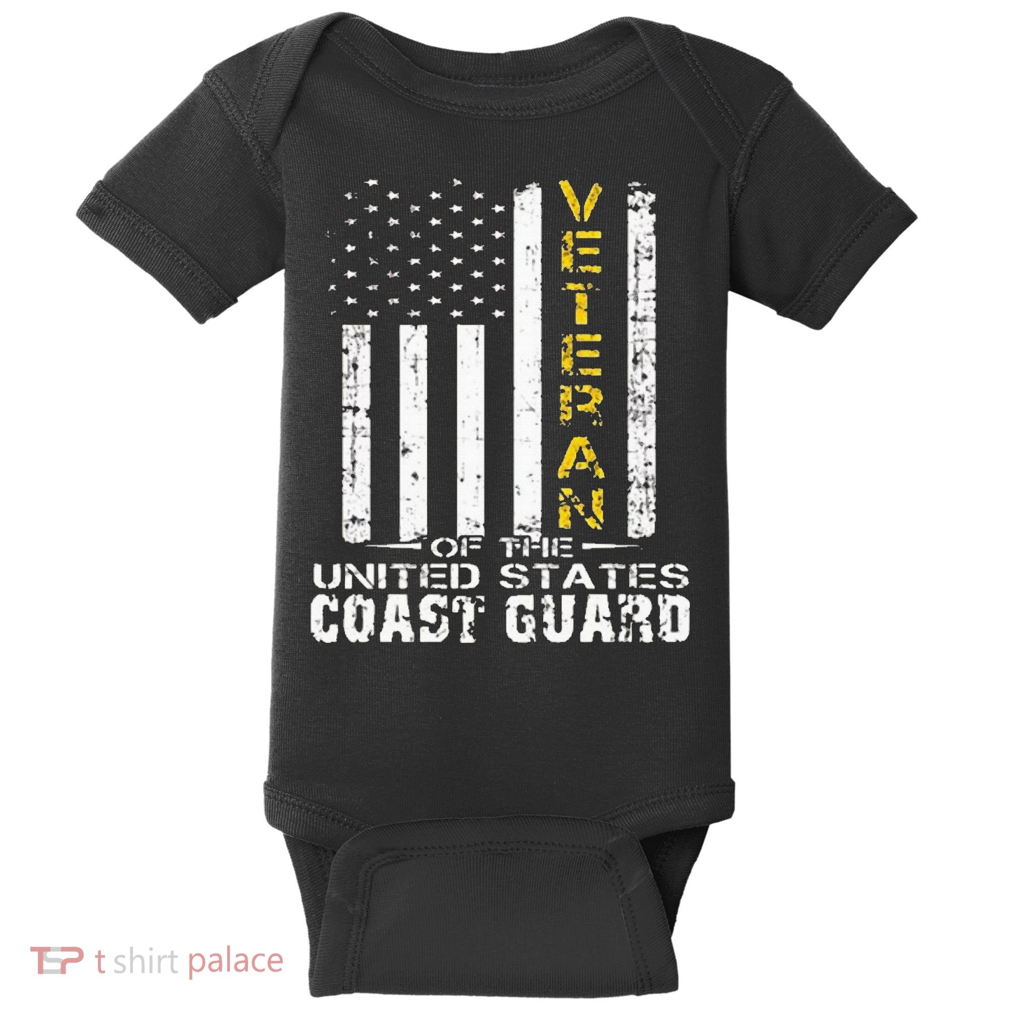 Veteran of the US Coast Guard USCG  Baby Bodysuit