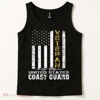 Veteran of the US Coast Guard USCG  Tank Top thumb 2