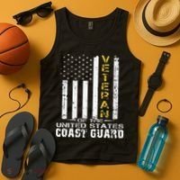 Veteran of the US Coast Guard USCG  Tank Top thumb 4