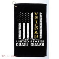 Veteran of the US Coast Guard USCG  Golf Towel thumb 0