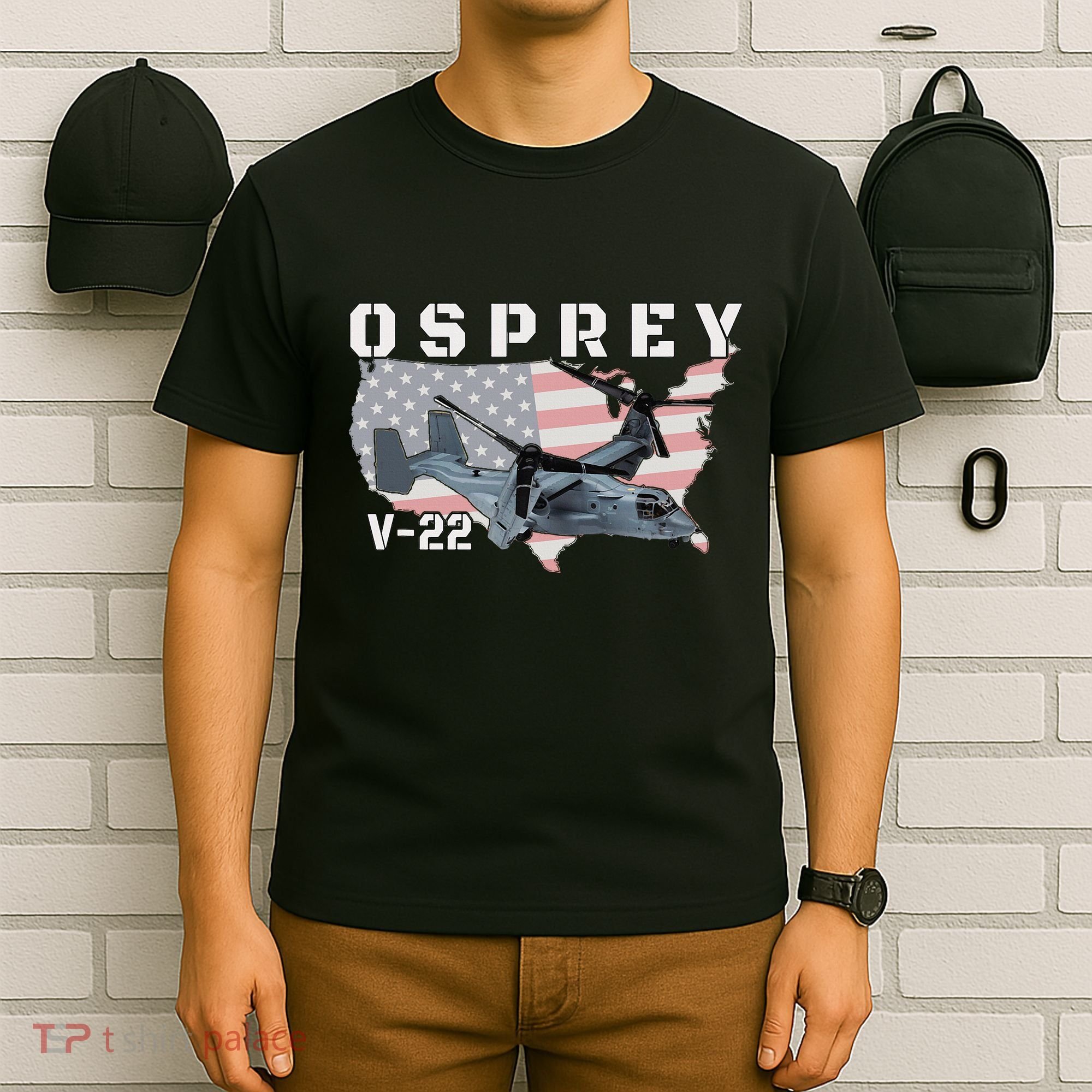 V22 Osprey Tiltrotor Military Aircraft Helicopter Mv22 T-Shirt