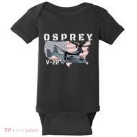 V22 Osprey Tiltrotor Military Aircraft Helicopter Mv22 Baby Bodysuit thumb 0