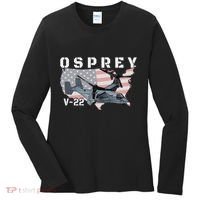 V22 Osprey Tiltrotor Military Aircraft Helicopter Mv22 Women's Long Sleeve Shirt thumb 0