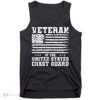 Veteran Of The United States Coast Guard Tank Top thumb 0