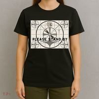 Vintage Old Test Pattern Please Stand By Tv T-Shirt thumb 4