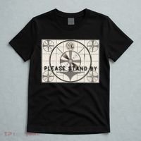 Vintage Old Test Pattern Please Stand By Tv T-Shirt thumb 5