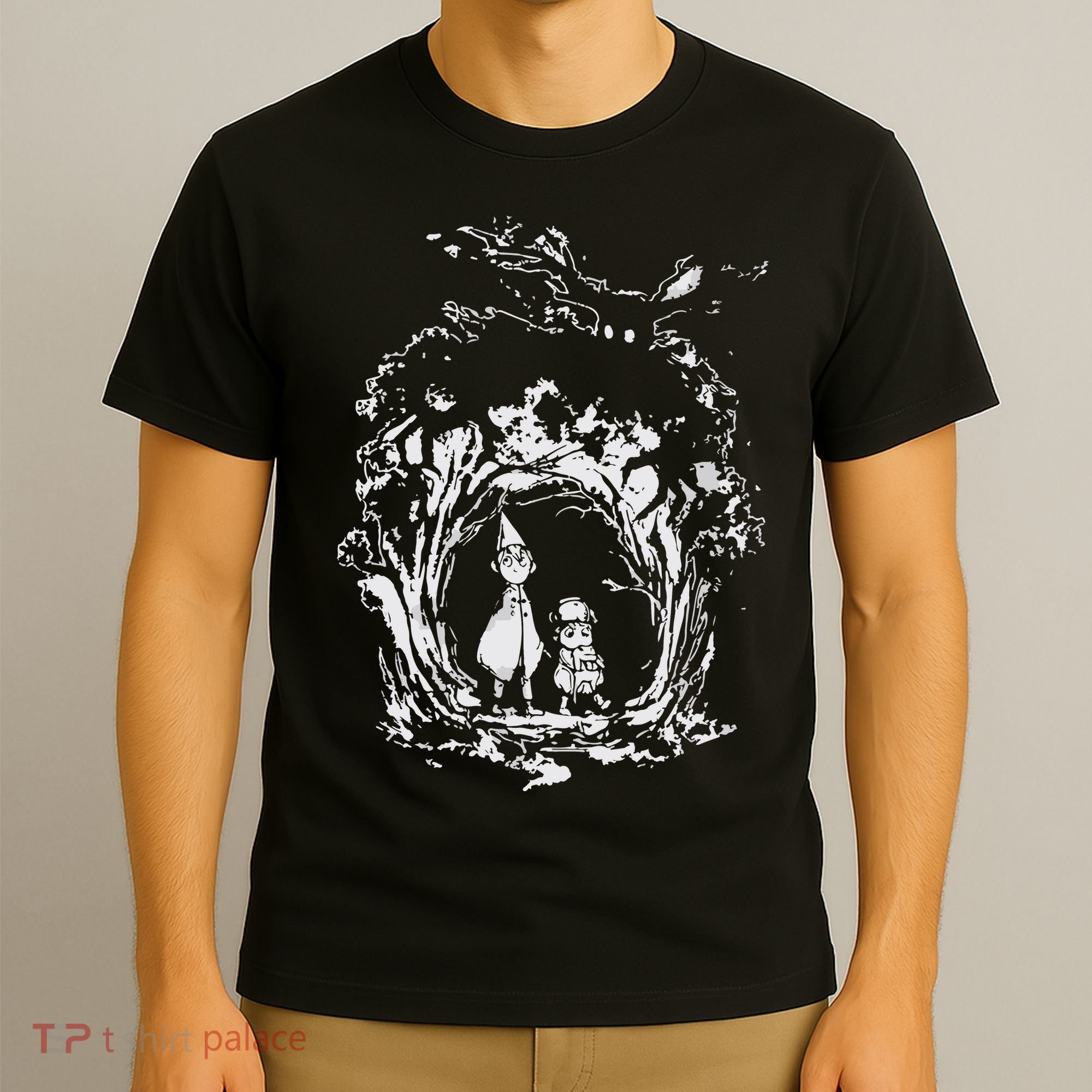 Vintage Over The Garden Wall Halloween Pottsfield T-Shirt