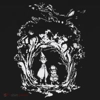 Vintage Over The Garden Wall Halloween Pottsfield T-Shirt thumb 7