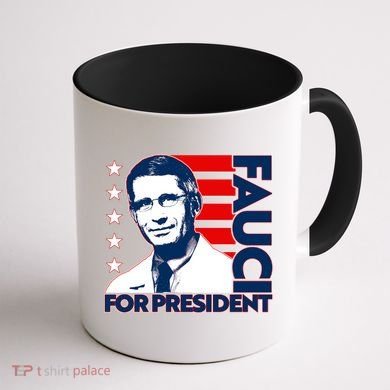 Vote Dr Fauci For President Coffee Mug back