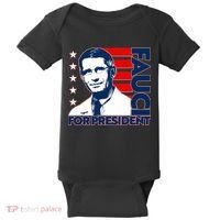 Vote Dr Fauci For President Baby Bodysuit thumb 0