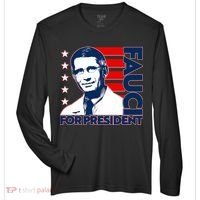 Vote Dr Fauci For President Zone Performance Long-Sleeve T-Shirt thumb 0