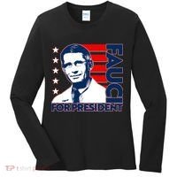 Vote Dr Fauci For President Women's Long Sleeve Shirt thumb 0