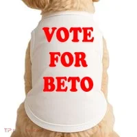 Vote For Beto Doggie Tank thumb 0