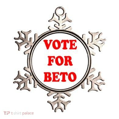 Vote For Beto Ornament
