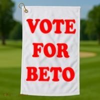 Vote For Beto Golf Towel thumb 1