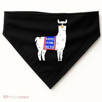 Vote For Beto Llama USA-Made Doggie Bandana