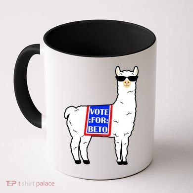 Vote For Beto Llama Coffee Mug