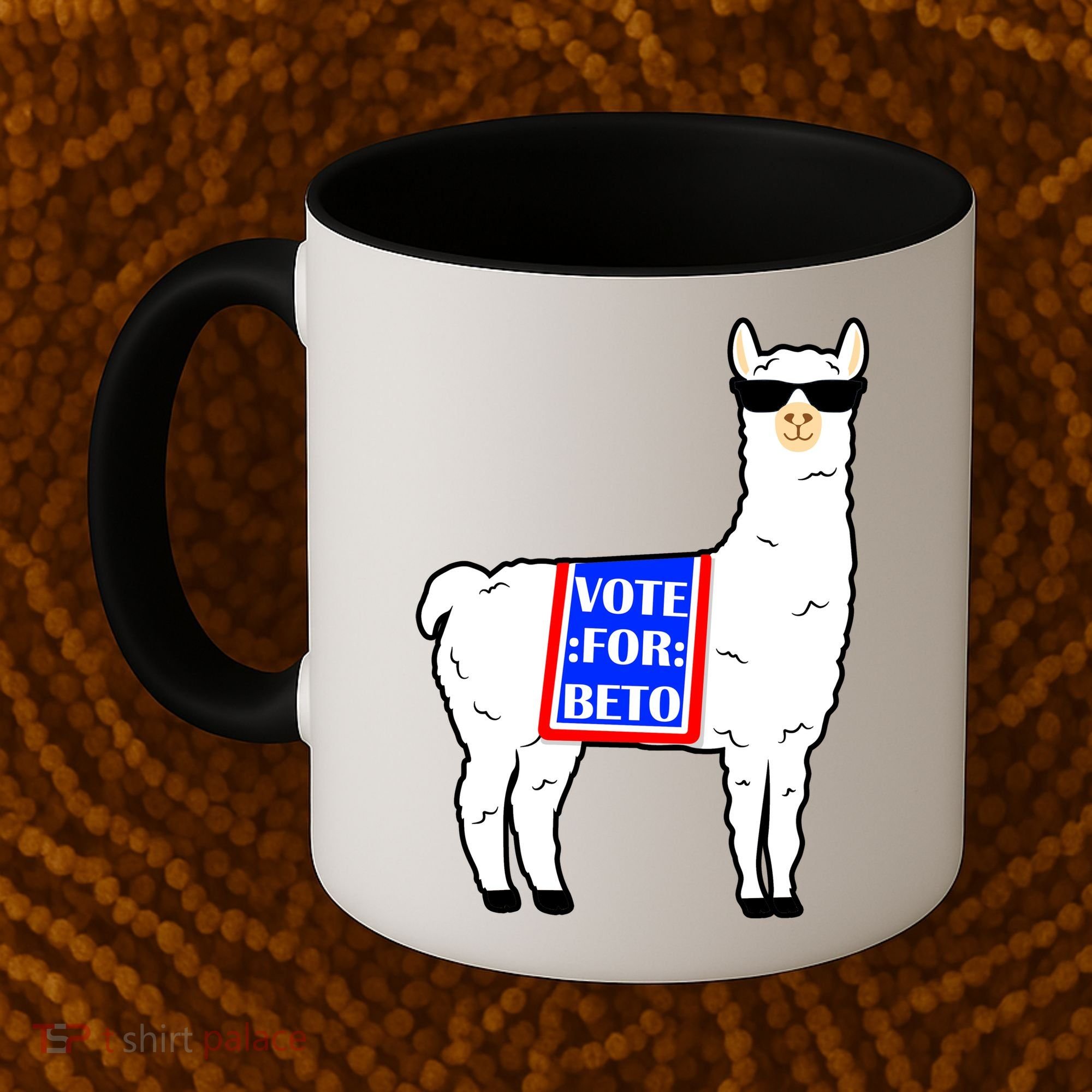Vote For Beto Llama Coffee Mug