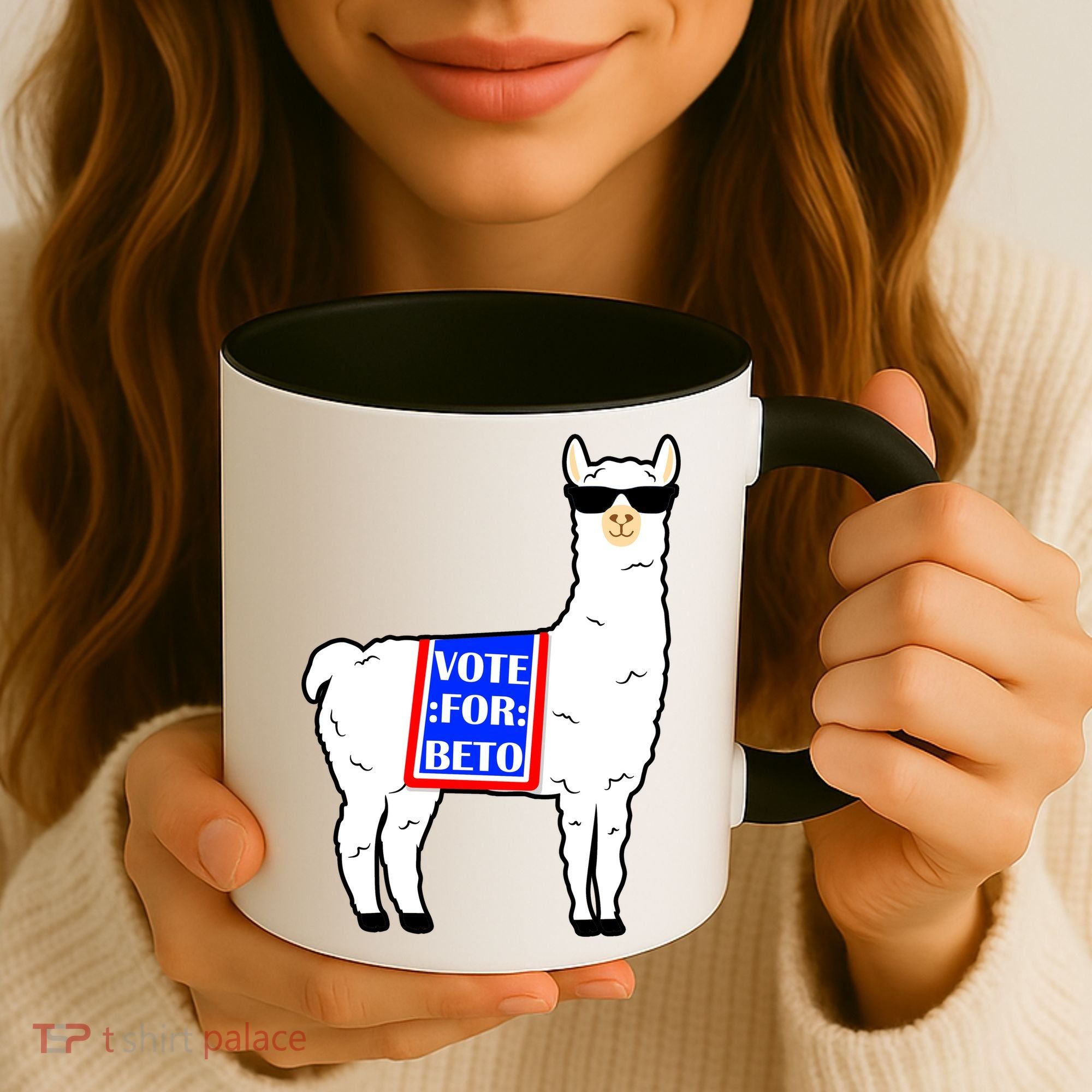 Vote For Beto Llama Coffee Mug