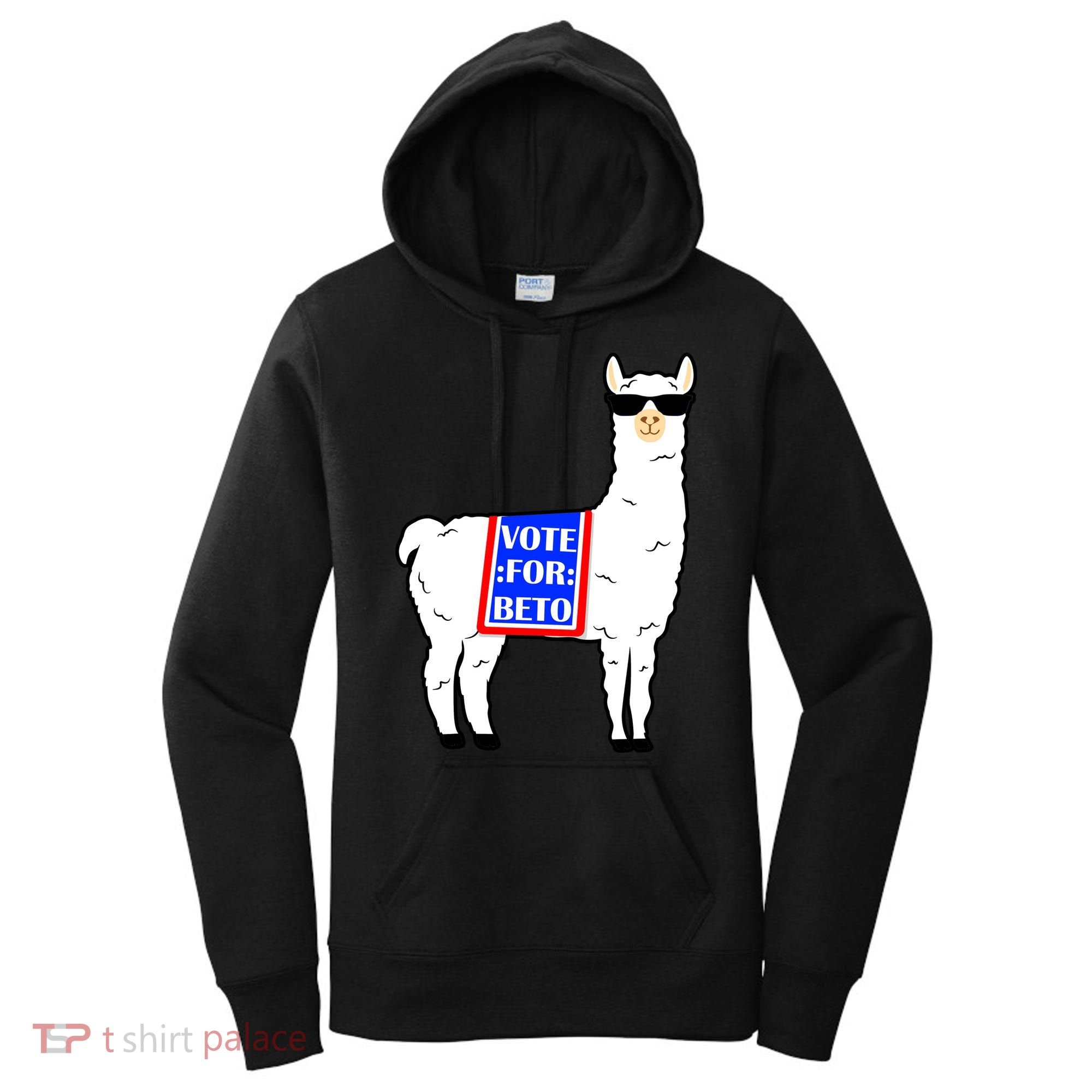 Vote For Beto Llama Women's Hoodie