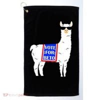 Vote For Beto Llama Golf Towel thumb 0