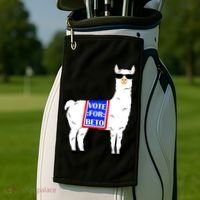 Vote For Beto Llama Golf Towel thumb 2