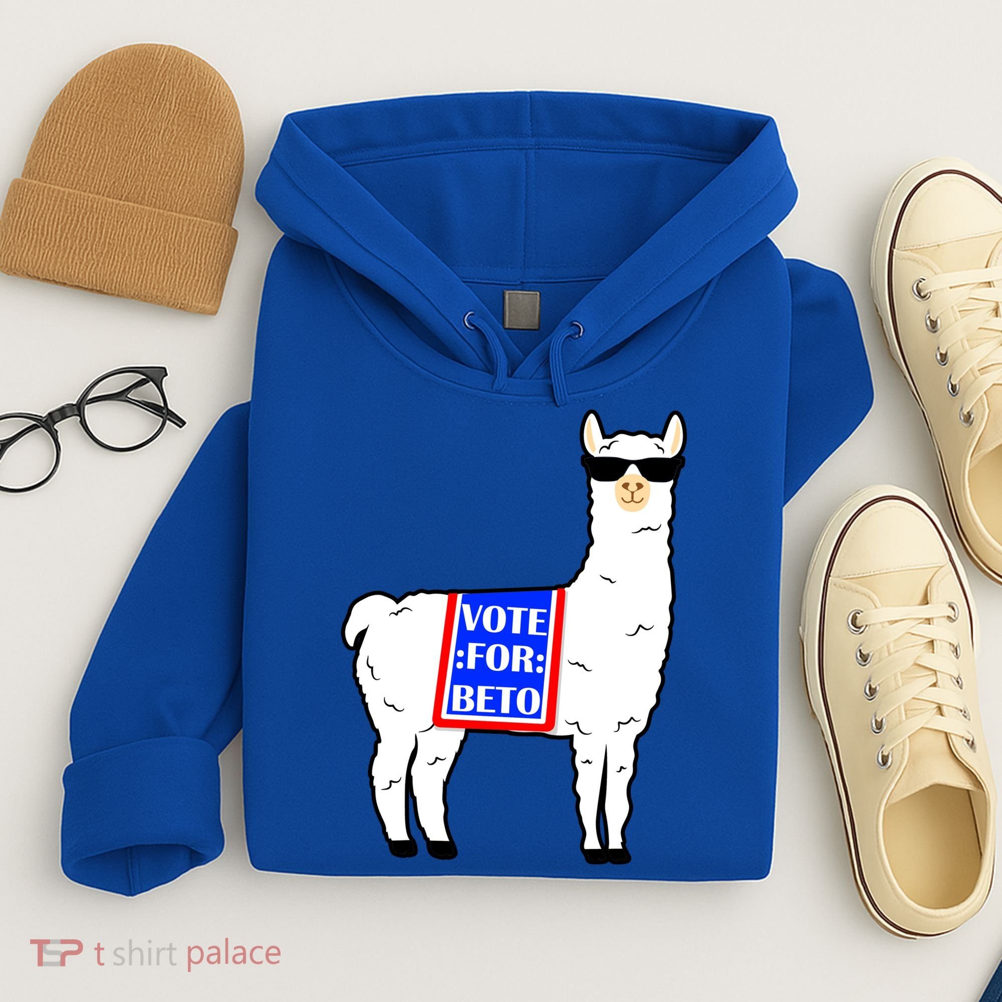 Vote For Beto Llama Hoodie