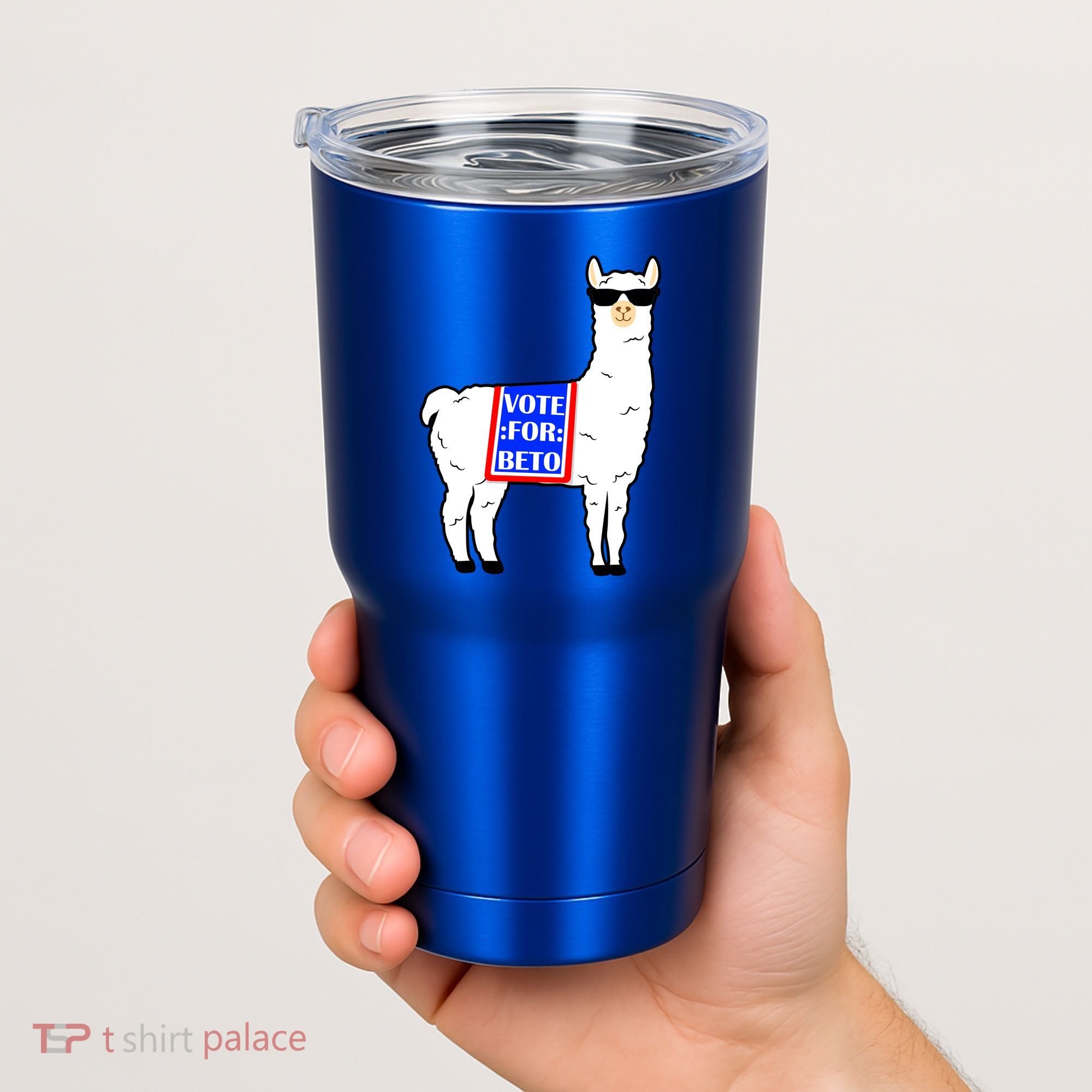 Vote For Beto Llama Tumbler