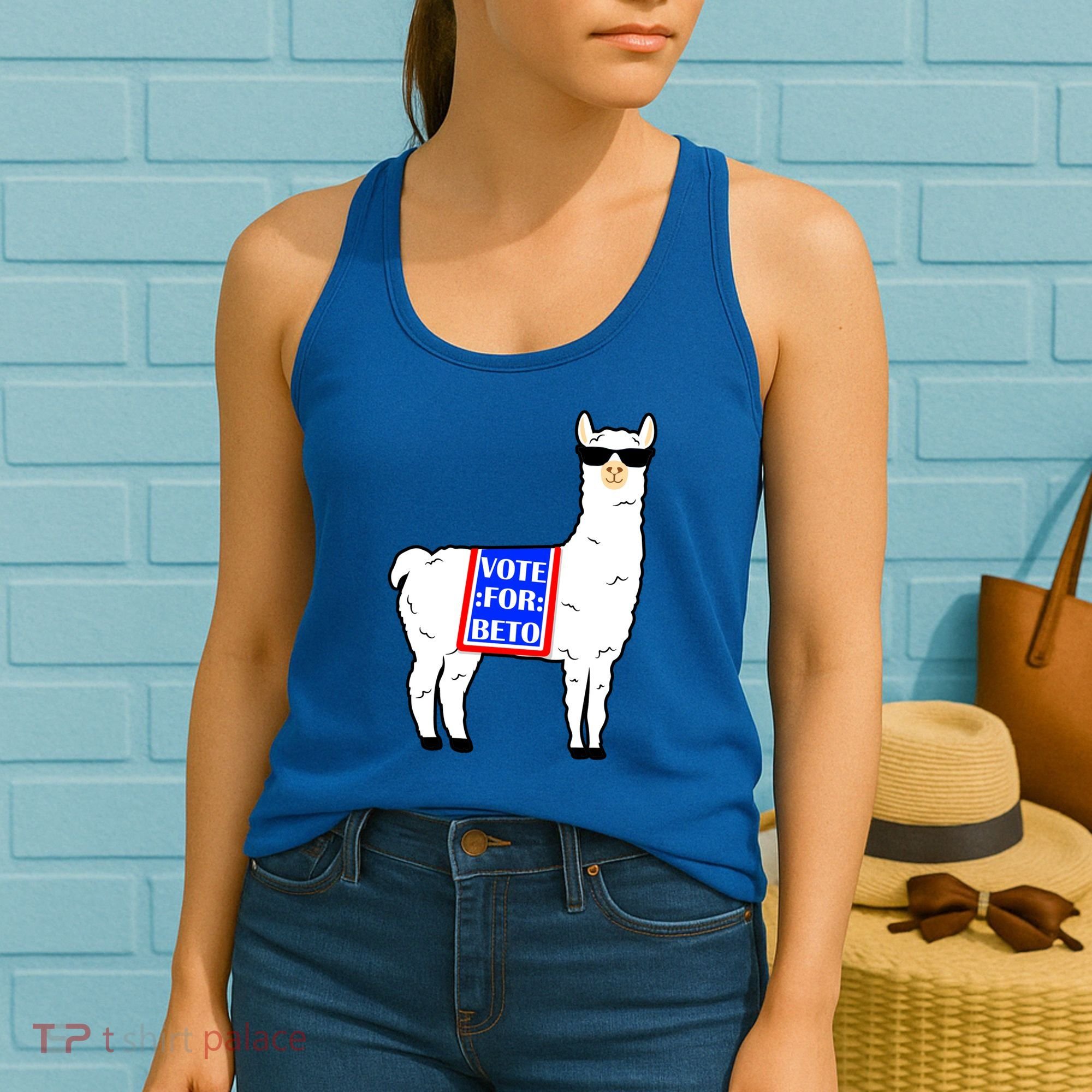 Vote For Beto Llama Women's Tank Top