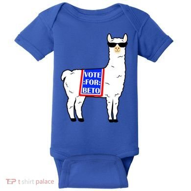 Vote For Beto Llama Baby Bodysuit