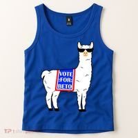 Vote For Beto Llama Tank Top thumb 2