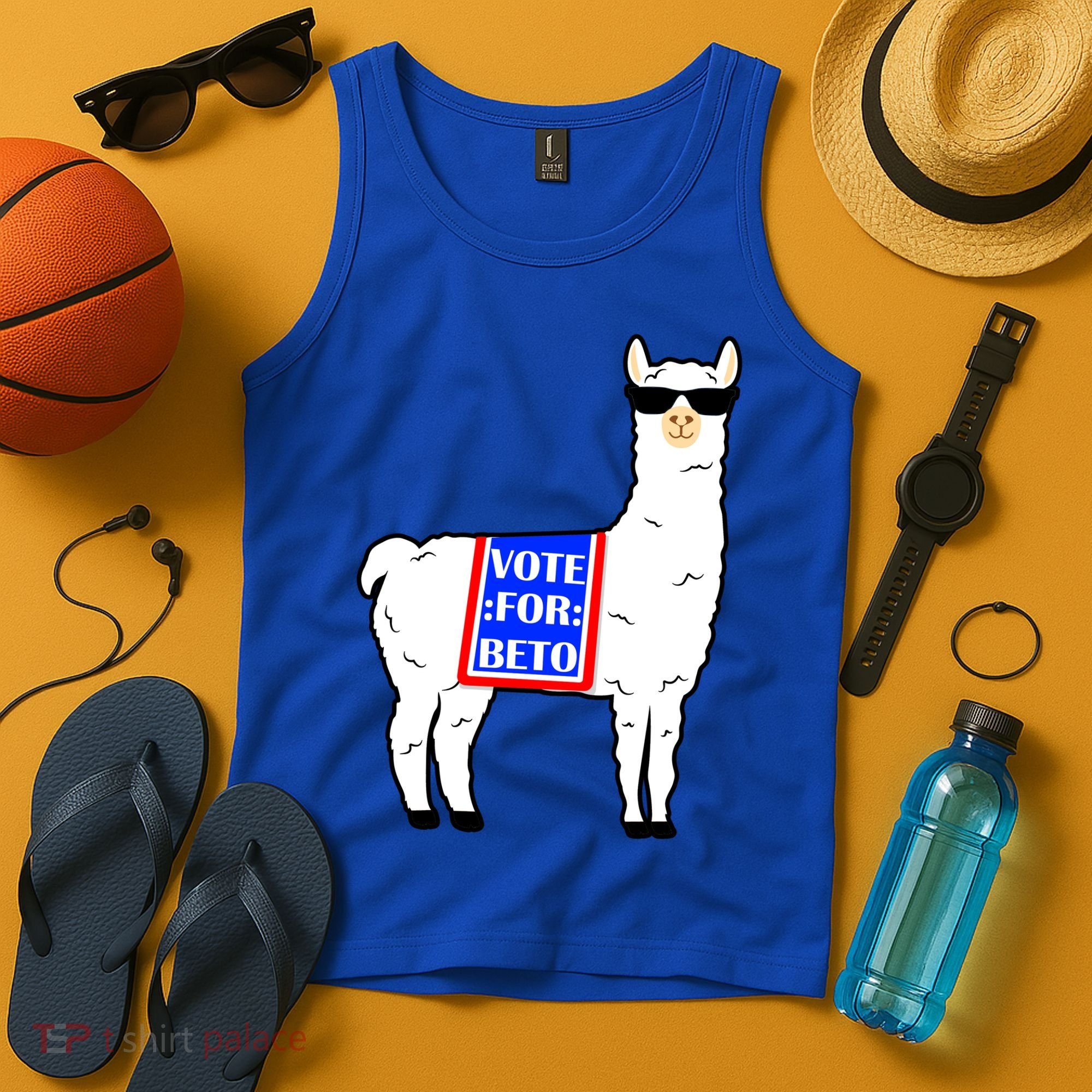 Vote For Beto Llama Tank Top